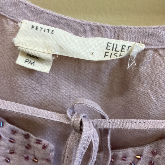 Eileen Fisher women’s PM sleeveless lavender camisole blouse top - Picture 2 of 4